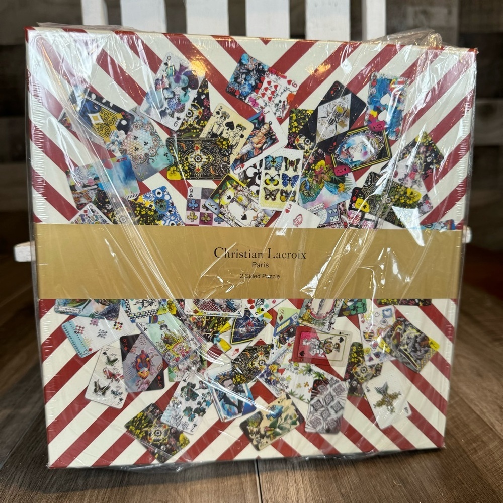 Christian Lacroix Madison De Jeu Two Sided puzzle • New in Box/Sealed